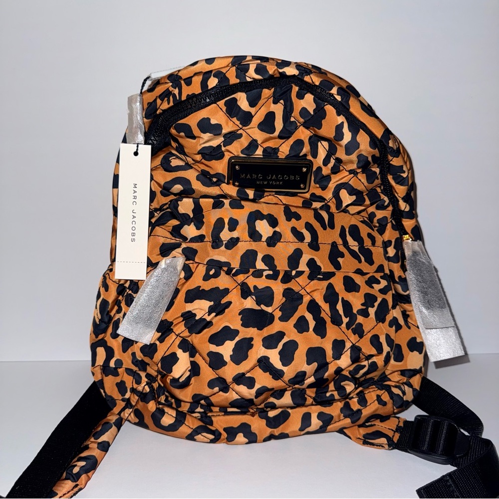 Marc Jacobs Leopard Patterned Backpack - Picture 2 of 7